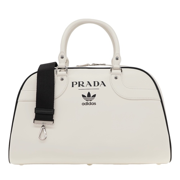 Prada x Adidas Large Boston Shoulder Travel Bag Limited Edition 1BB074 New - Picture 1 of 9